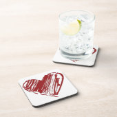 3つのハート コースター (右側)