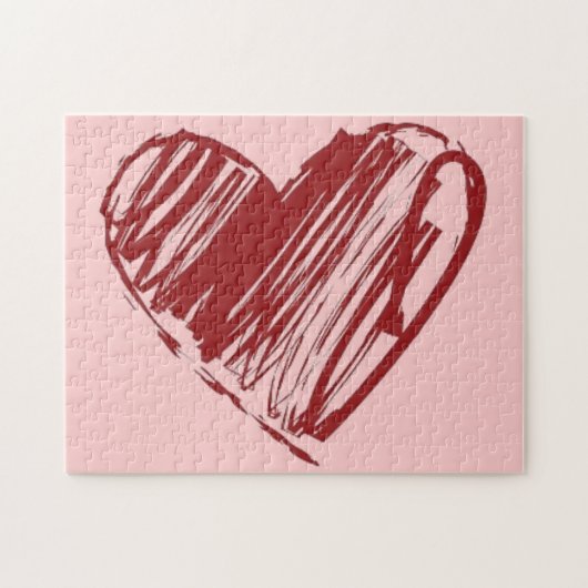 3つのハート ジグソーパズル (横)
