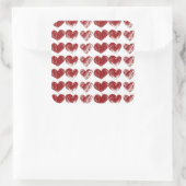 3つのハート スクエアシール (バッグ)