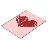 3つのハート ノートブック (左側)