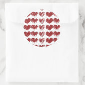 3つのハート ラウンドシール (バッグ)