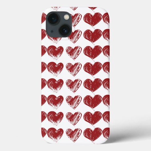3つのハート Case-Mate iPhoneケース (裏面)