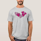 3つのハート Tシャツ (正面)