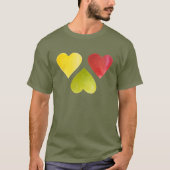 3つのハート Tシャツ (正面)