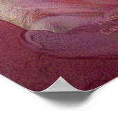 3つのバラ – 赤 – ファインアートポスター ポスター (角)