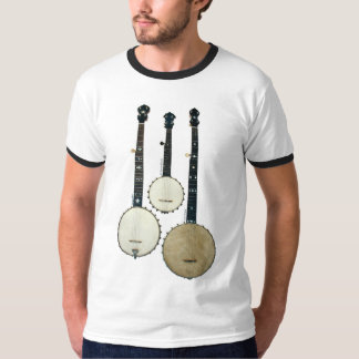3つのバンジョーの人の信号器のTシャツ Tシャツ
