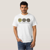 3つのパッチ問題 Tシャツ (正面フル)