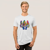 3つのヒッピー格言 トライブレンドＴシャツ (正面全面)
