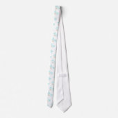 3つのヒトデのプリントの服装 ネクタイ (裏面)