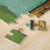 3つのヒマワリの花瓶、ビンセント・ヴァン・ゴッホ ジグソーパズル (側面)