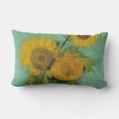 3つのヒマワリの花瓶、ビンセント・ヴァン・ゴッホ ランバークッション (裏面)