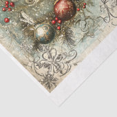 3つのビクトリアンヴィンテージすてきサンタAN9デクページ 薄葉紙 (詳細)