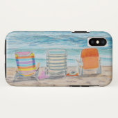 3つのビーチチェア Case-Mate iPhoneケース (裏面(横))