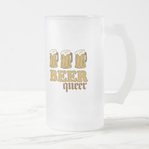 3つのビール同性愛者(2) フロストグラスビールジョッキ