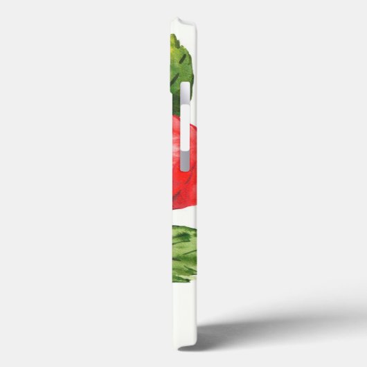 3つのピンクと赤の水の色のバラ Case-Mate iPhoneケース (裏面 / 左)