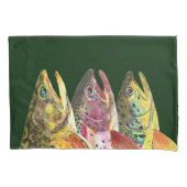 3つのファットマスのための魚釣り 枕カバー (正面)