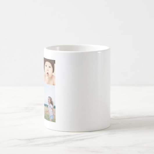 3つのフォトコラージュを作成する |私たちはおばあちゃんを愛している コーヒーマグカップ (中央)