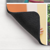 3つのフォトコラージュカスタムのマウスパッド マウスパッド (コーナー)