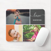 3つのフォトコラージュカスタムのマウスパッド マウスパッド (マウス)