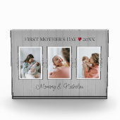 3つのフォトコラージュ最初の母親の日のフォトブロック フォトブロック (正面)