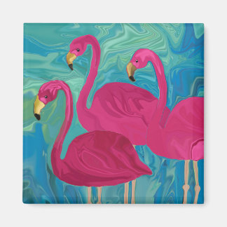 3つのフラミゴス マグネット
