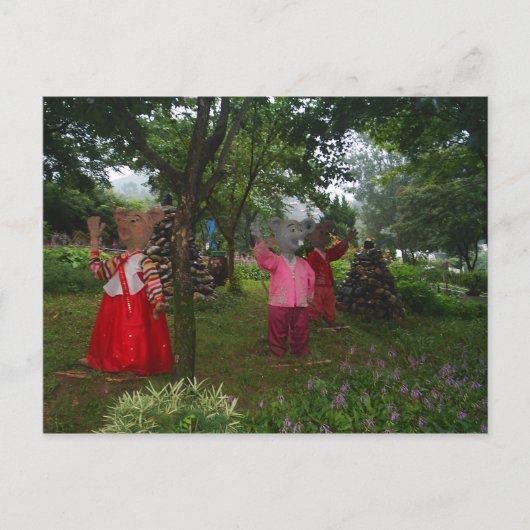 3つのブラインドネズミ ポストカード (正面)