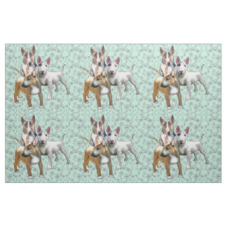 3つのブルテリア ファブリック