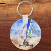 3つのブロッカート キーホルダー (正面)