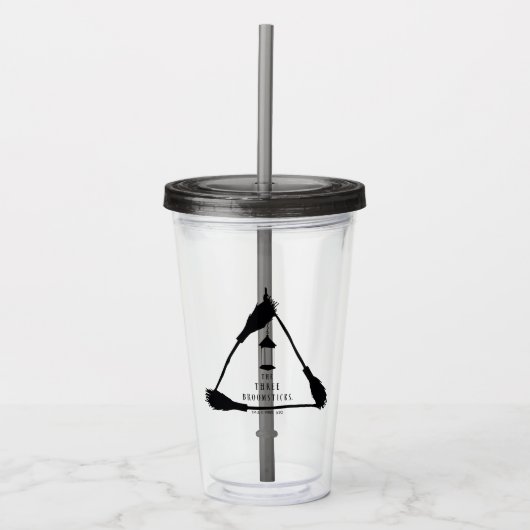 3つのブロムスティック™ロゴ アクリルタンブラー (正面)