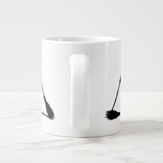 3つのブロムスティック™ロゴ ジャンボコーヒーマグカップ (裏面)
