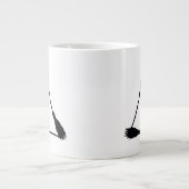 3つのブロムスティック™ロゴ ジャンボコーヒーマグカップ (正面)