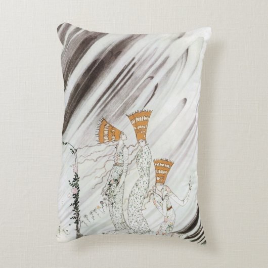 3つのプリンセスインブルーマウンテンbyケイ・ニールセン アクセントクッション (裏面(縦))