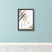 3つのプリンセスインブルーマウンテンbyケイ・ニールセン キャンバスプリント (インサイチュ (ウッドフロア))