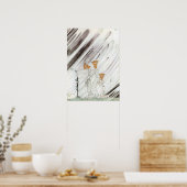 3つのプリンセスインブルーマウンテンbyケイ・ニールセン ポスター (キッチン)