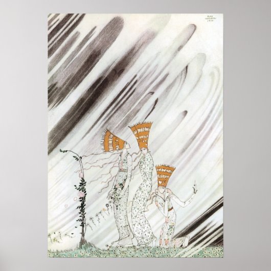 3つのプリンセスインブルーマウンテンbyケイ・ニールセン ポスター (正面)