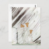 3つのプリンセスインブルーマウンテンbyケイ・ニールセン ポストカード (正面/裏面)