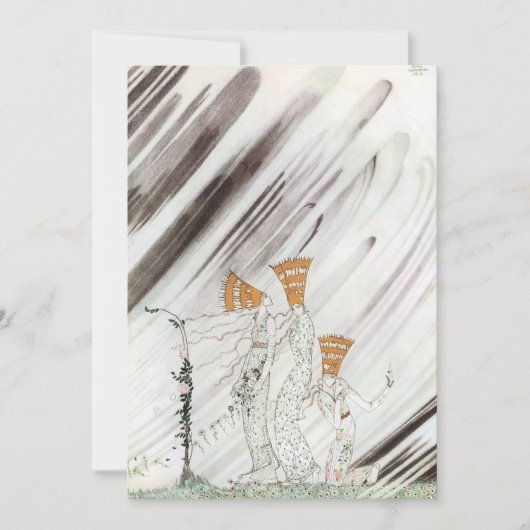 3つのプリンセスインブルーマウンテンbyケイ・ニールセン 招待状 (正面)