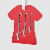 3つのベースクラリネット オーナメント (正面)