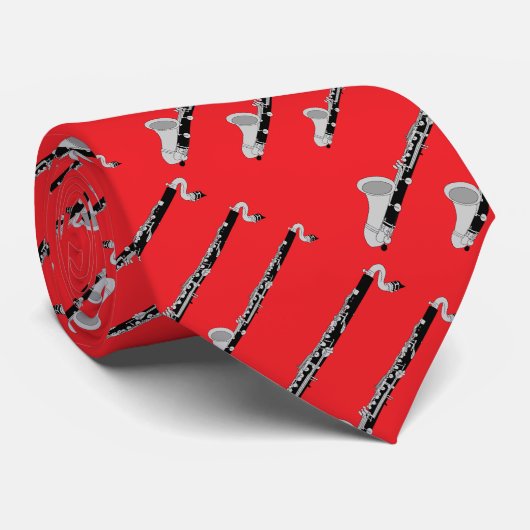 3つのベースクラリネット ネクタイ (ロール)