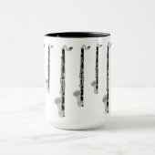 3つのベースクラリネット マグカップ (中央)