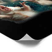 3つのポッサムムーン_ 3オポッサムおもしろい呪わ風変わりれたM ポスター (角)