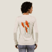 3つのポピーのチュニック トライブレンドＴシャツ (背面全体)