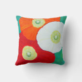 3つのポピー絵画ズ クッション (裏面)