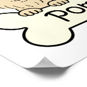 3つのポメラニア犬 ポスター (角)