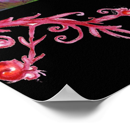 3つのマスクとヴェネツィアのカーニバルナイト ポスター (角)