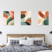 3つのモダン抽象芸術ウォールアートプリント (寝室)
