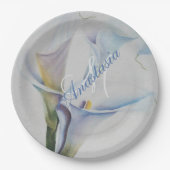 3つのモノグラムパーティーを明らかにする ペーパープレート (正面)