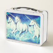 3つのユニコーン メタルランチボックス (裏面)