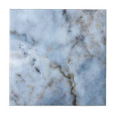 3つのライトブルーのフェイクスの縞模様の石の2番目 タイル (正面)