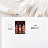 3つのラッパを吹く天使バーヌ・ジョーンズ ラベル (インサイチュ)